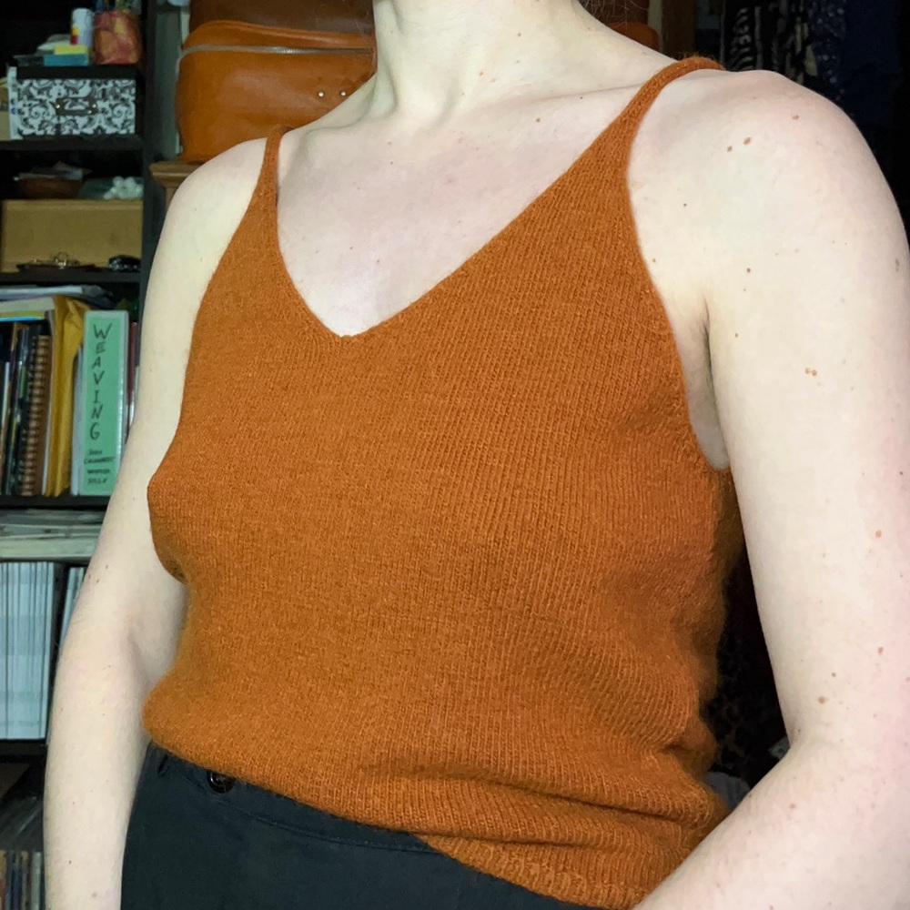 Code x Mode Angora Rabbit Knit Tank - Picture 7 of 7